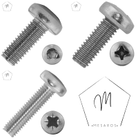 Linsenschrauben DIN 7985