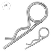 Federstecker ähnl. DIN 11024 Edelstahl A4