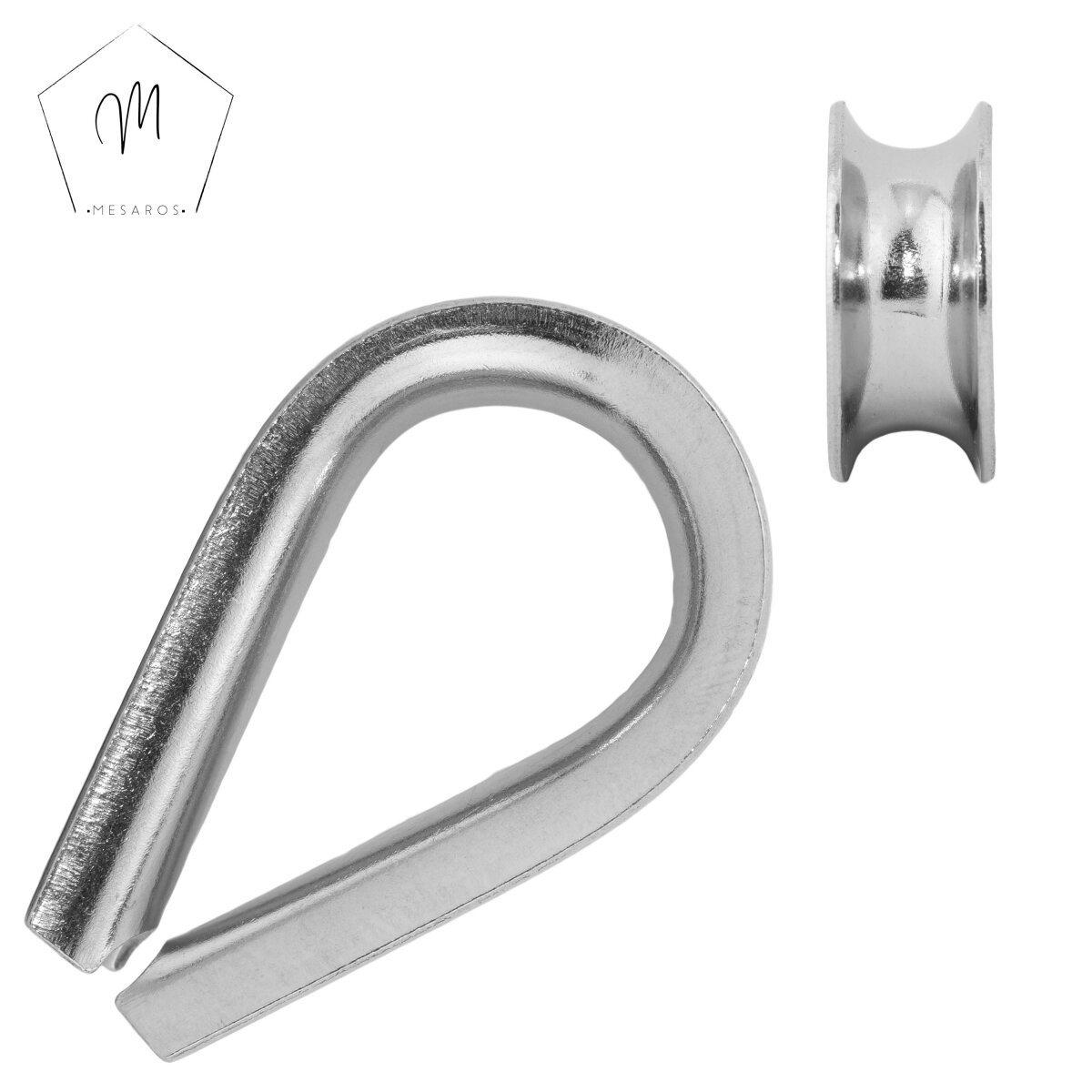 Kausche ähnlich DIN 6899 Form B – Edelstahl A4 (1.4401), 3,0 Mm X 16,0 Mm X 10,0 Mm