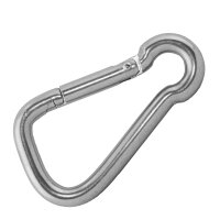 Karabinerhaken Asymmetrisch Edelstahl A4