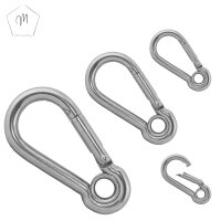 Karabinerhaken Mit Kausche Edelstahl A4
