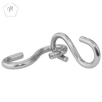 S-Haken D=3 bis D=10 symmetrisch, Edelstahl A4