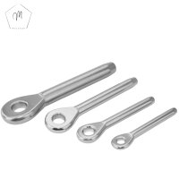 2 St&uuml;ck Aug-Walzterminal f&uuml;r D=6 Edelstahl A4