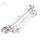 Wantenspanner Gabel/Gabel - Geschlossen Edelstahl A4
