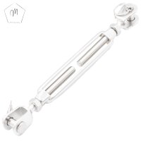Wantenspanner M5 bis M20 Gabel/Gabel geschwei&szlig;t, offen, Edelstahl A4