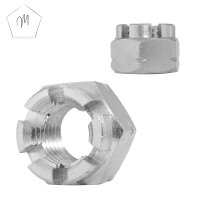 Kronenmuttern M5 bis M30 DIN 935 Edelstahl A2
