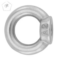 Ringmuttern ähnl. DIN 582 Edelstahl A2