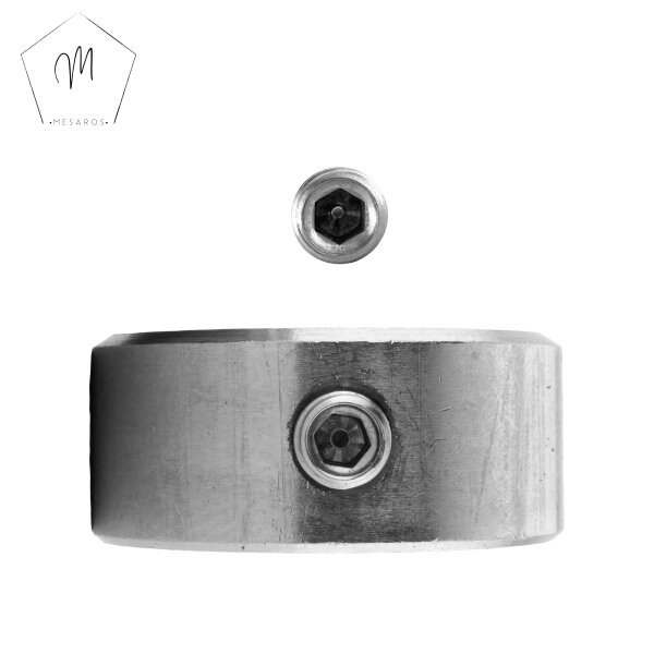 10 St&uuml;ck Stellringe f&uuml;r Welle D=14 mm inkl. Gewindestift DIN 705 Edelstahl A2