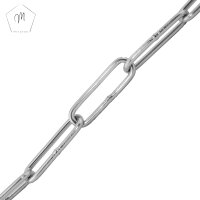 20 Meter Kette 3 mm - langgliedrig DIN 763 Edelstahl A4
