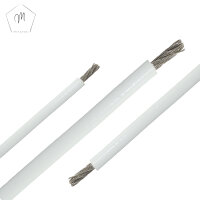 PVC-Drahtseil 7x7 weiß Edelstahl A4