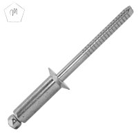 100 St&uuml;ck Blindnieten 5,0 X 12 mm mit Senkkopf DIN 7337 Edelstahl A2