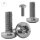 5 St&uuml;ck Linsenschrauben M3 X 8 mm mit Innensechsrund DIN 7985 Edelstahl A2