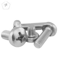 Linsenschrauben DIN 7985 Kreuzschlitz "H" Edelstahl A2