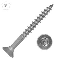 50 St&uuml;ck Spanplattenschrauben 4 X 30/18 TORX T-20...
