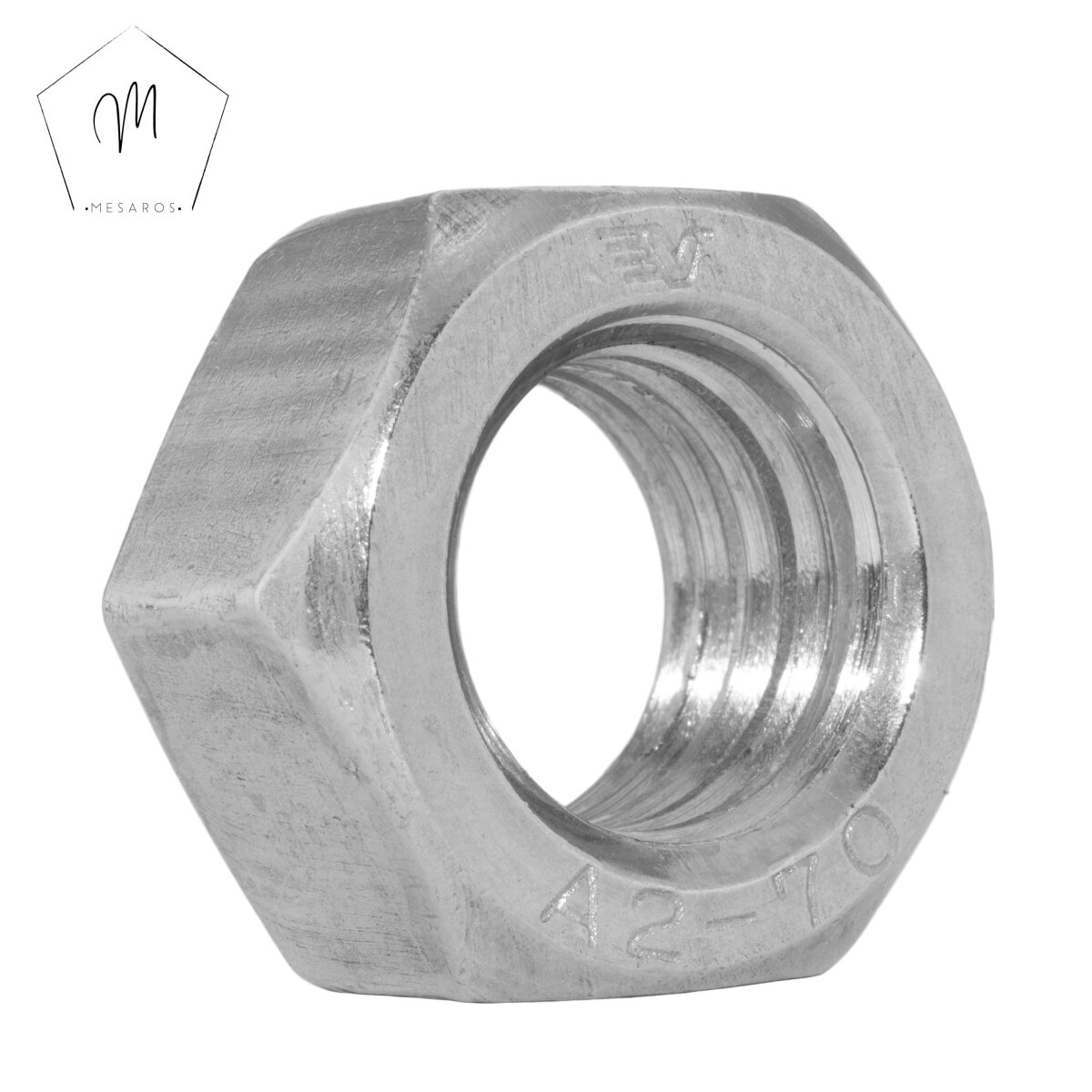 Produktbild von M16 Sechskantschrauben + Muttern + Unterlegscheiben – A2 304 Edelstahl, Längen 50–300 Mm, UK-Import