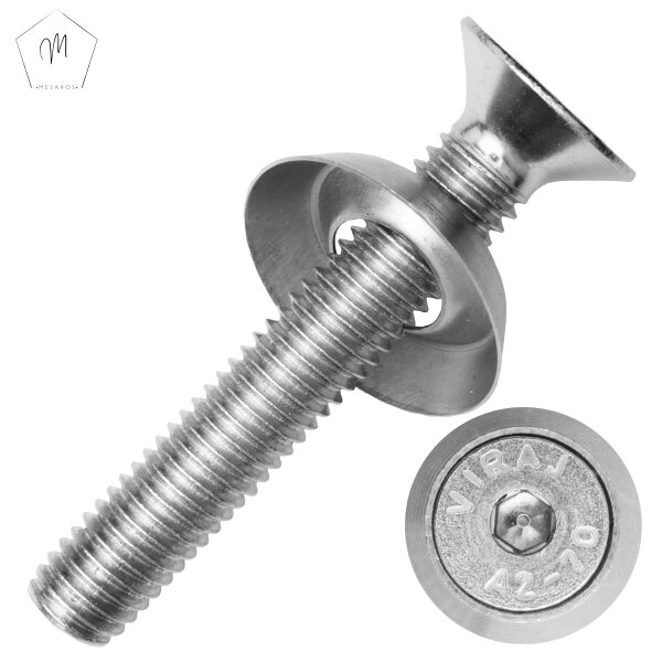 Senkkopfschrauben DIN 7991 Edelstahl A2