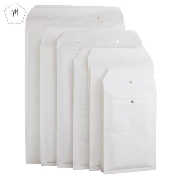 Luftpolster-Versandtasche - wei&szlig; - 1/A - (120 mm x 175 mm) bis CD - (200 mm x 175 mm)