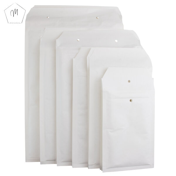 Luftpolster-Versandtaschen weiß