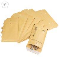 200 Stück Luftpolster-Versandtasche - braun - 2/B - (140 mm x 225 mm)