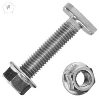 100 St&uuml;ck Hammerkopfschrauben f&uuml;r...