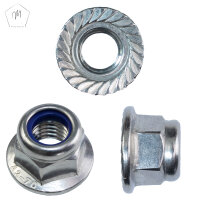 Sechskantmuttern mit Flansch DIN 6926 Edelstahl A2