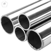Edelstahl-Rohre &Oslash; 20 mm bis &Oslash; 30 mm geschwei&szlig;t, biegef&auml;hig, Edelstahl A2